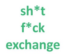 Exchange as the new dirty word