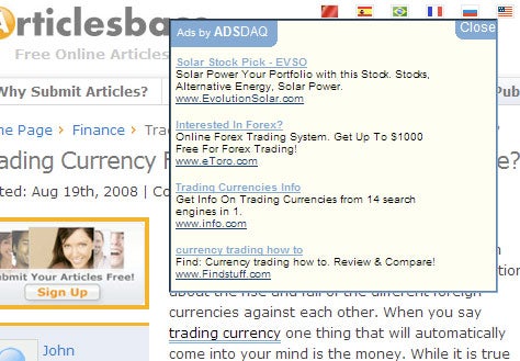 Contextweb Adds In-text Ads to Adsdaq