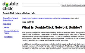 DoubleClick Network Builder