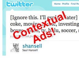 Contextual Ads on Twitter?