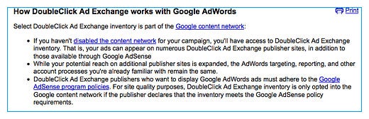 Buy The DoubleClick Ad Exchange through AdWords Buy The DoubleClick Ad Exchange through AdWords