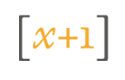 x+1