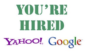 Yahoo and Google Hiring Plans Yahoo and Google Hiring Plans