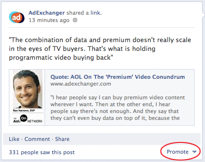 promote