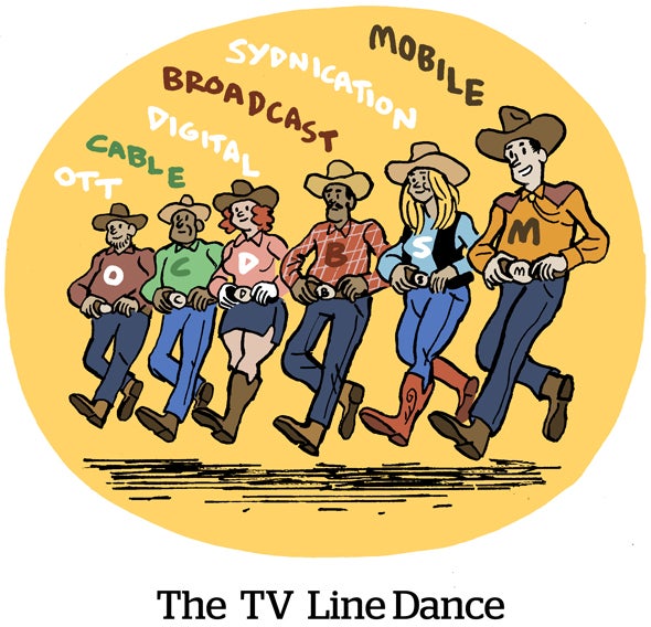 The TV Line Dance