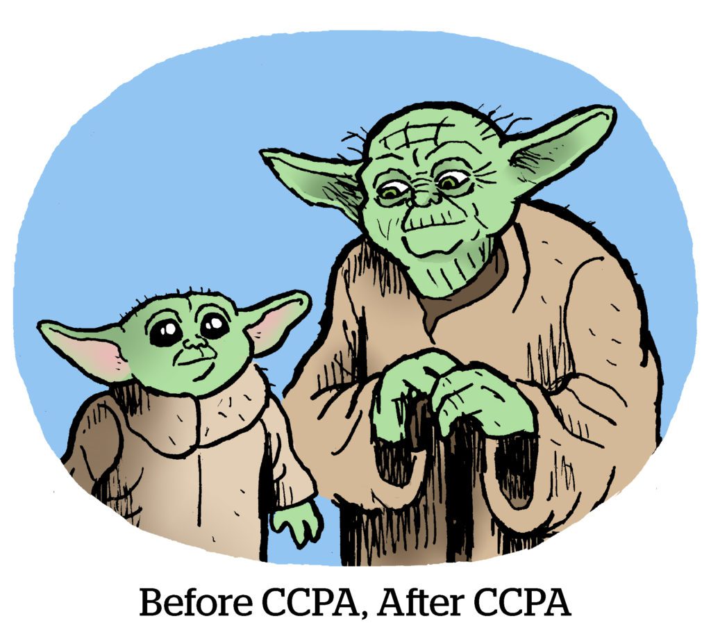 Comic: Before CCPA, After CCPA