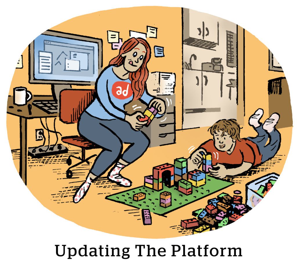 Comic: Updating The Platform