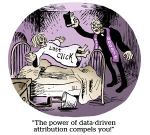 Comic: The power of data-driven attribution compels you."