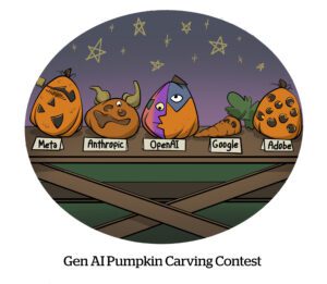 Comic: Gen AI Pumpkin Carving Contest