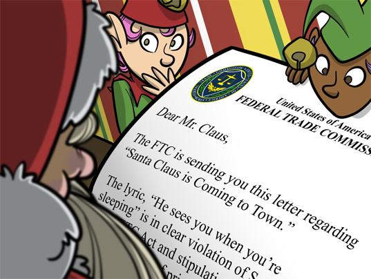 Comic: Naughty Santa