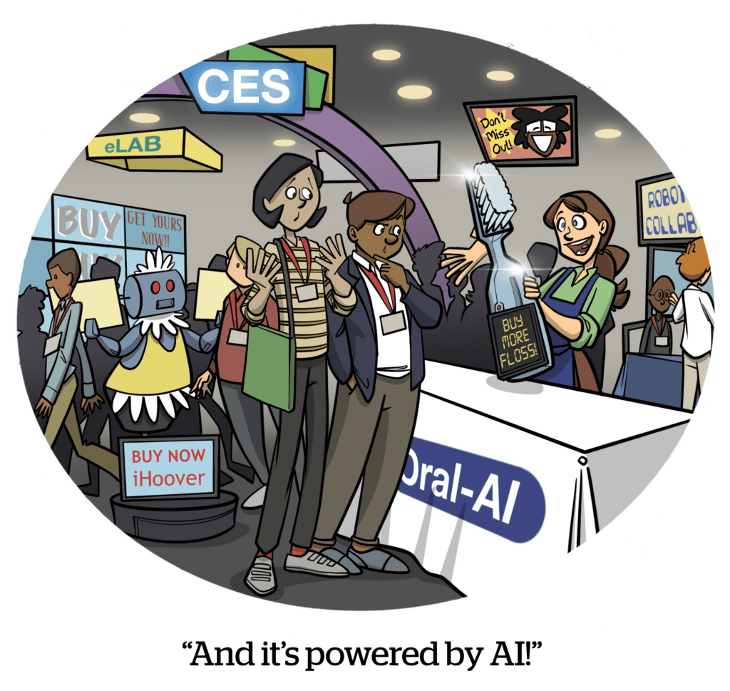 Comic: ‘And It’s Powered By AI!’