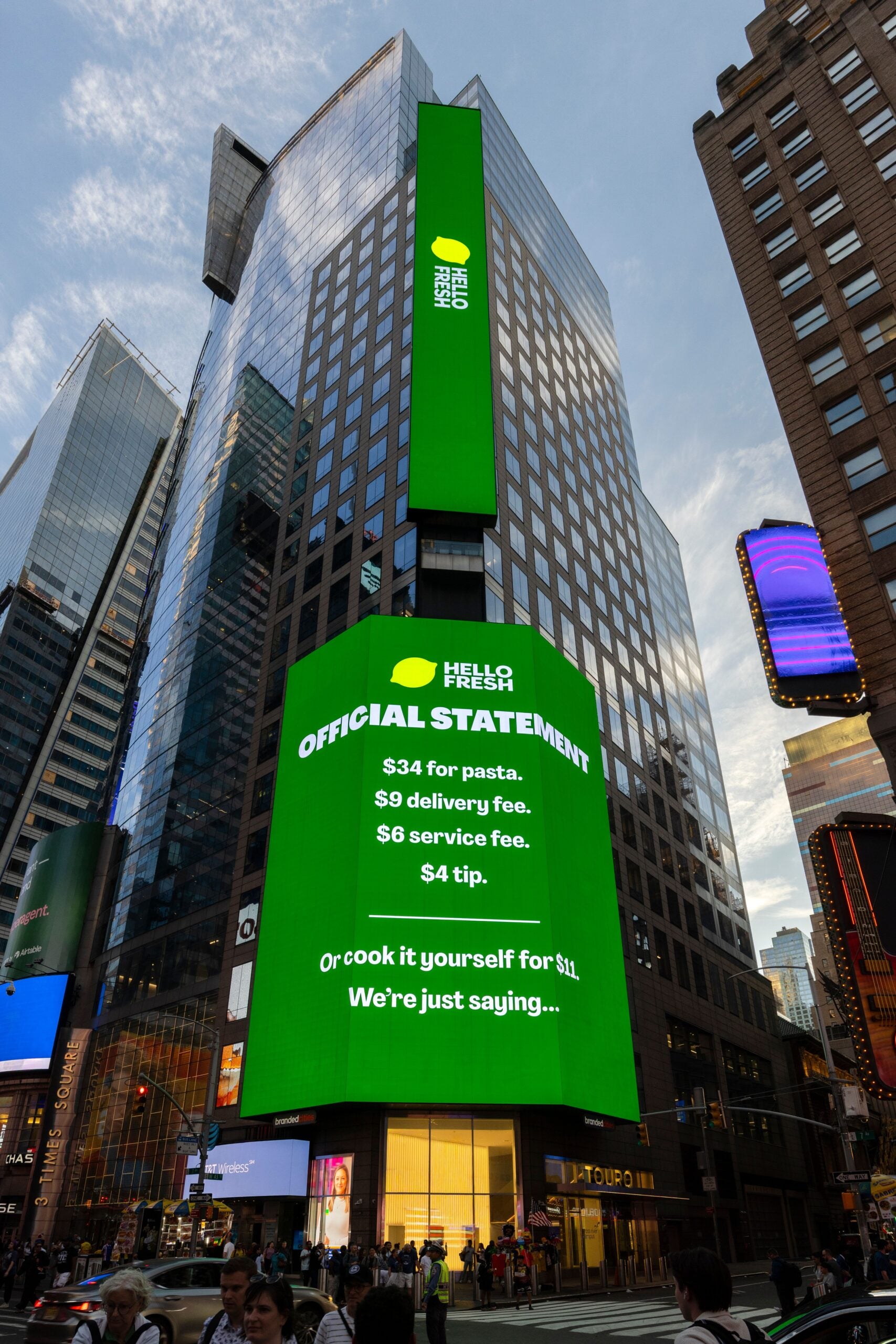 How HelloFresh Brought AI Creative To Times Square